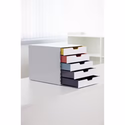 Durable VARICOLOR Mix 5 Boîte à archives Plastique Multicolore, Blanc - Vue supplémentaire 4