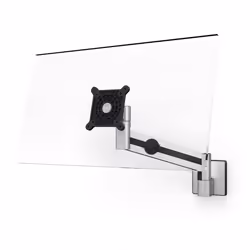 Durable 509023, 8 kg, 53,3 cm (21"), 96,5 cm (38"), 100 x 100 mm, Réglage de la hauteur, Argent