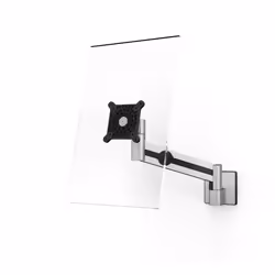 Durable 509023 support d'écran plat pour bureau 38" Argent Mur
