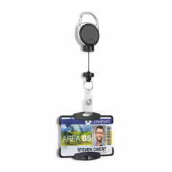 Durable Porte-badge avec enrouleur EXTRA résistant