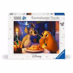 Ravensburger Puzzle 1000 p - La Belle et le Clochard (Collection Disney), 1000 pièce(s), Dessins animés, 14 an(s)