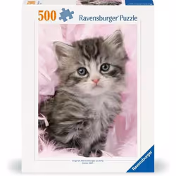 Ravensburger Puzzle 500 p - Douceur de chaton, 500 pièce(s), 12 an(s)