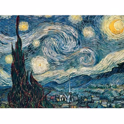 Puzzles - Puzzle 1500 pièces Ravensburger Vincent Van Gogh: La Nuit Étoilée (80x60cm)