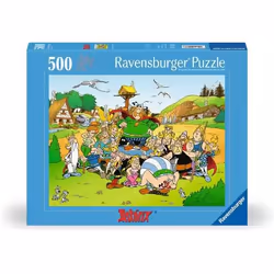 Ravensburger Puzzle 500 p - Astérix au village, 500 pièce(s), 12 an(s)