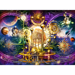 Ravensburger Puzzle 500 p - Système solaire doré