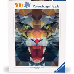 Ravensburger Puzzle 500 p - Lion de polygone, 500 pièce(s), 12 an(s)