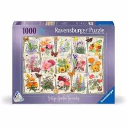Ravensburger Puzzle 1000 p - Affiches de fleurs du jardin, 1000 pièce(s), 14 an(s)