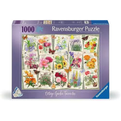 Ravensburger Puzzle 1000 p - Affiches de fleurs du jardin
