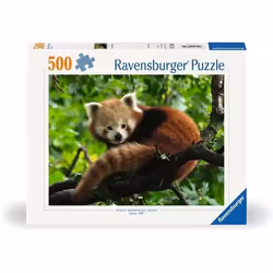 Ravensburger Puzzle 500 p - Adorable Panda roux, 500 pièce(s), 12 an(s)