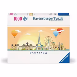 Ravensburger Puzzle 1000 p - Une journée à Paris (Panorama), 1000 pièce(s), 14 an(s)