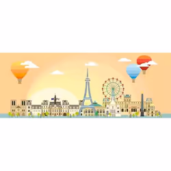 Ravensburger Puzzle 1000 p - Une journée à Paris (Panorama)