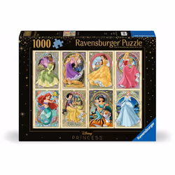 Ravensburger Puzzle 1000 p - Disney Princesses Art Nouveau, 1000 pièce(s), Dessins animés, 14 an(s)