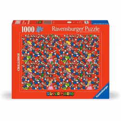 Ravensburger Puzzle 1000 p - Super Mario (Challenge Puzzle), 1000 pièce(s), 14 an(s)