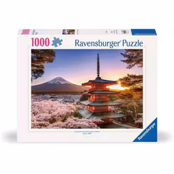 Ravensburger Puzzle 1000 p - Cerisiers en fleurs du Mont Fuji, 1000 pièce(s), 14 an(s)