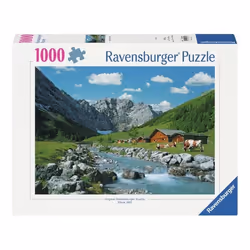 Puzzle - RAVENSBURGER - Karwendel Mountains - 1000 pièces - Paysage et nature - Adulte