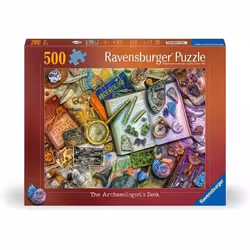 Ravensburger Puzzle 500 p - Le bureau de l'archéologue, 500 pièce(s), 12 an(s)