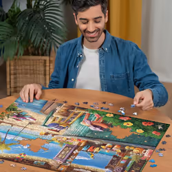 Puzzle Ravensburger Le bar du bord de plage 1500 pièces