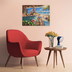 Ravensburger Puzzle 1500 p - Le bar du bord de plage - Vue supplémentaire 4