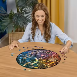 Ravensburger Puzzle Adulte - Puzzle rond 500 pièces - Insectes (Circle of Colors) - Adultes, enfants dès 12 ans - Puzzle de qualité supérieure