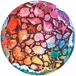Ravensburger Seashells Circular, 500 pièce(s), Art, 12 an(s)