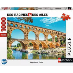 Nathan puzzle 1000 p - Le pont du Gard / Des racines et des ailes