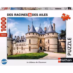 Nathan puzzle 1000 p - Le château de Chaumont / Des racines et des ailes, 1000 pièce(s), 12 an(s)