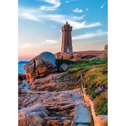 Nathan puzzle 1000 p - Le sentier des douaniers, Bretagne / Des racines et des ailes