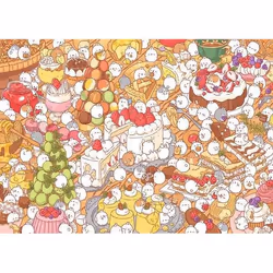 Nathan puzzle 1000 p - Desserts gourmands / Molang