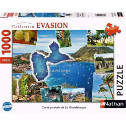 Nathan puzzle 1000 p - Carte postale de La Guadeloupe, 1000 pièce(s), 12 an(s)