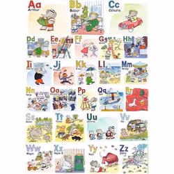 Nathan puzzle 1000 p - L'abécédaire de Babar