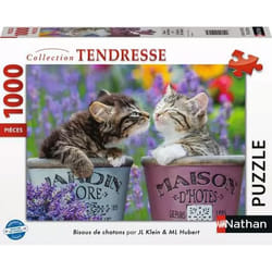 Nathan puzzle 1000 p - Bisous de chatons