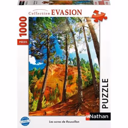 Nathan puzzle 1000 p - Les ocres de Roussillon, 1000 pièce(s), 12 an(s)