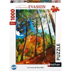 Nathan puzzle 1000 p - Les ocres de Roussillon