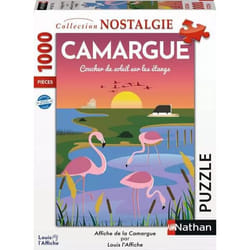 Nathan puzzle 1000 p - Affiche de la Camargue / Louis l'Affiche