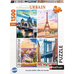 Nathan puzzle 1500 p - Les plus belles villes du monde