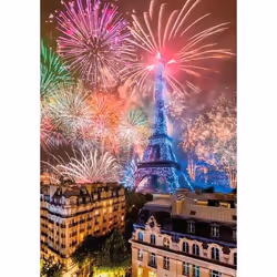 Nathan puzzle 1500 p - Feu d'artifice du 14 juillet à Paris