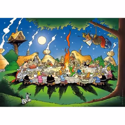 Nathan puzzle 1500 p - Le banquet / Astérix