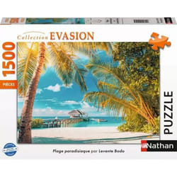 Nathan puzzle 1500 p - Plage paradisiaque