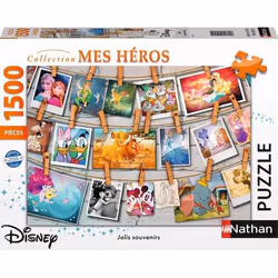 Nathan puzzle 1500 p - Jolis souvenirs / Disney, 1500 pièce(s), 14 an(s)