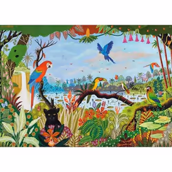 Nathan puzzle 1500 p - Jungle animée / Alain Thomas