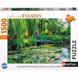 Nathan puzzle 1500 p - Les jardins de Claude Monet, Giverny, 1500 pièce(s), 14 an(s)