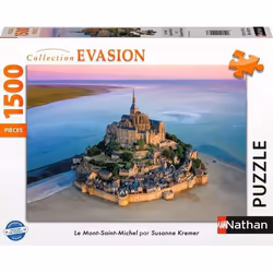 Nathan puzzle 1500 p - Le Mont-Saint-Michel, 1500 pièce(s), 14 an(s)