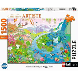 Nathan puzzle 1500 p - Jardin enchanté / Peggy Nille