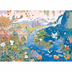 Nathan puzzle 1500 p - Jardin enchanté / Peggy Nille