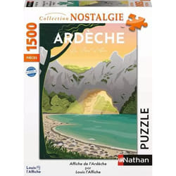 Nathan puzzle 1500 p - Affiche de l'Ardèche / Louis l'Affiche