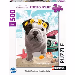 Nathan puzzle 500 p - Téo California / Téo Jasmin, 500 pièce(s), 10 an(s)
