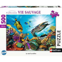 Nathan puzzle 500 p - Le récif corallien