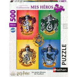 Nathan puzzle 500 p - Les quatre blasons de Poudlard / Harry Potter