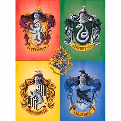 Nathan puzzle 500 p - Les quatre blasons de Poudlard / Harry Potter