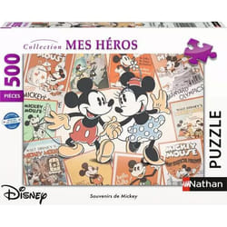 Nathan puzzle 500 p - Souvenirs de Mickey / Disney